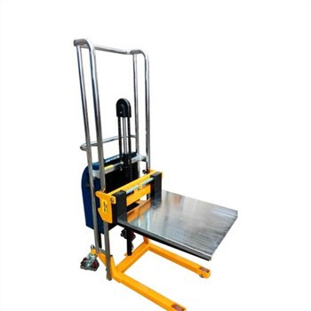 रिमूवेबल प्लेटफॉर्म के साथ सेमी इलेक्ट्रिक स्टेकर